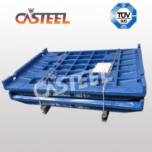 MC110 Jaw lemez rögzített és swing a Kleemann Mobile Crusher számára